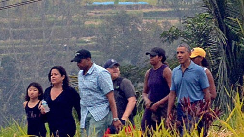 Obama Nikmati Pemandangan Alam Jatiluwih