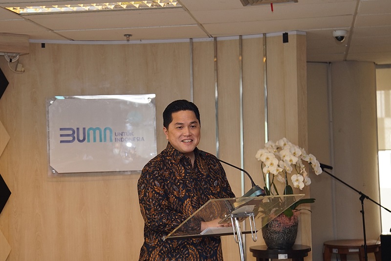 Menteri BUMN Erick Thohir
