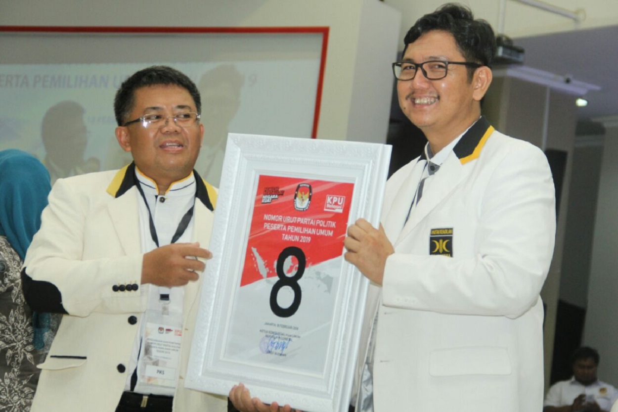 PKS Sepakat Nomor Urut Parpol tidak Diganti
