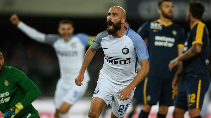 Borja Valero Bawa Inter Unggul di Babak Pertama
