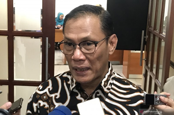 Kepala Badan Pusat Statistik Suhariyanto ditemui usai menggelar konferensi pers tentang inflasi pada Oktober 2019 di Jakarta, Jumat (1/11). (ANTARA/Sella Panduarsa Gareta)