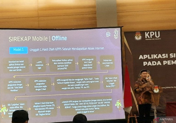 Sirekap Bisa Beroperasi Saat Offline, Kirim Via 'Bluetooth' Juga Oke