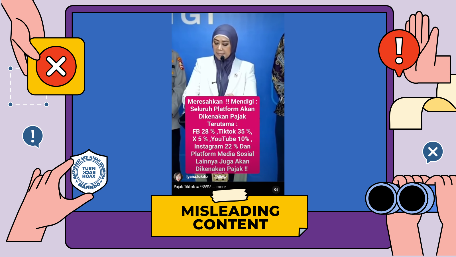 [HOAKS atau FAKTA]: Komdigi Tetapkan Pajak Baru untuk Platform Media Sosial