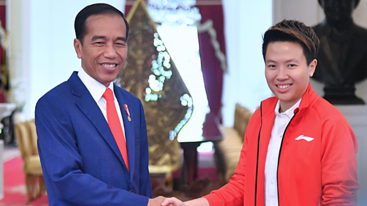 Jokowi dan Liliyana Natsir