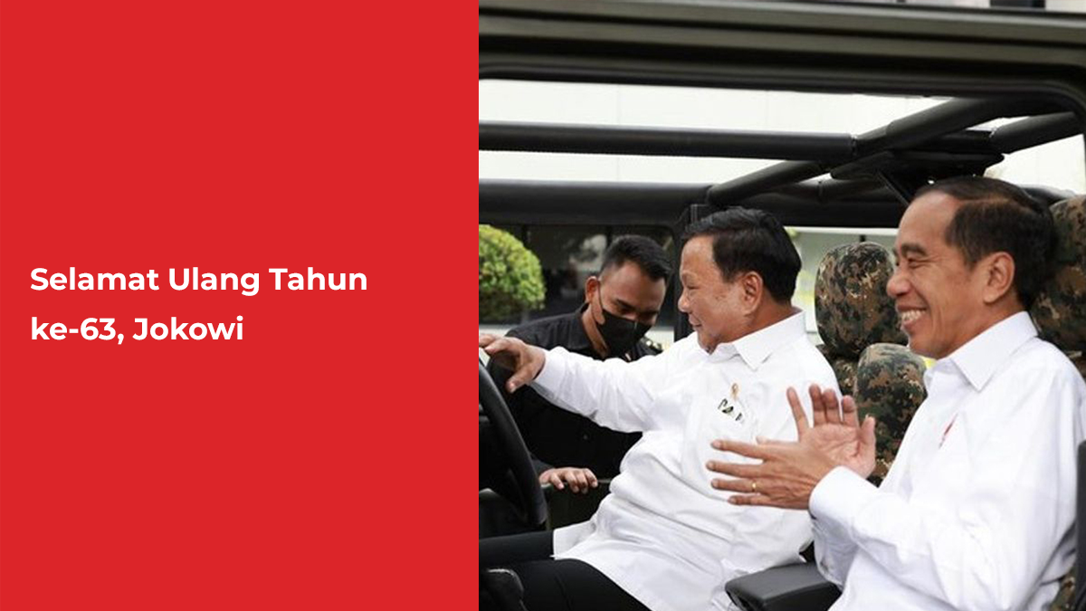 Selamat Ulang Tahun ke 63, Jokowi
