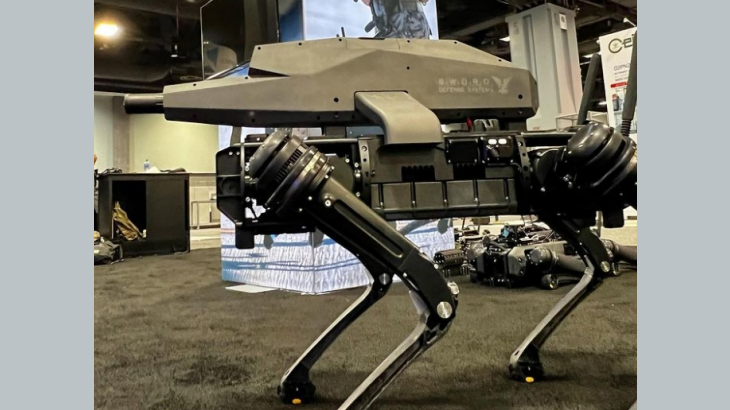 Quadrupedal Senjata Robot Anjing Dari AS