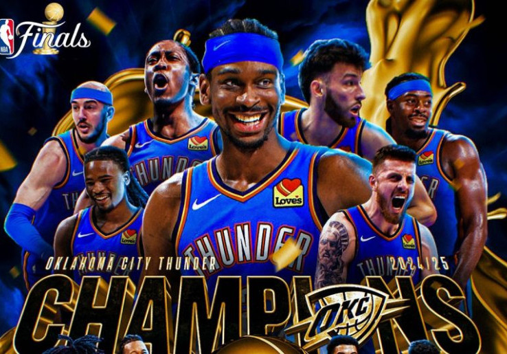Oklahoma City Thunder Juara NBA 2025 Setelah Kalahkan Indiana Pacers 103-91 di Gim 7 Final