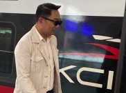 Ridwan Kamil Naik Whoosh dari Jakarta untuk Nyoblos di Bandung