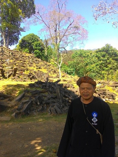 Juru Kunci Situs Gunung Padang Abah Dadi.