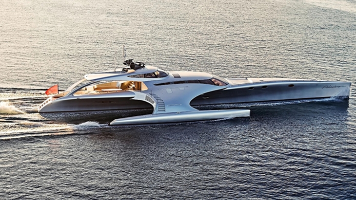 Design futuristik dari Adastra. (Foto: mcconaghyboats.com)