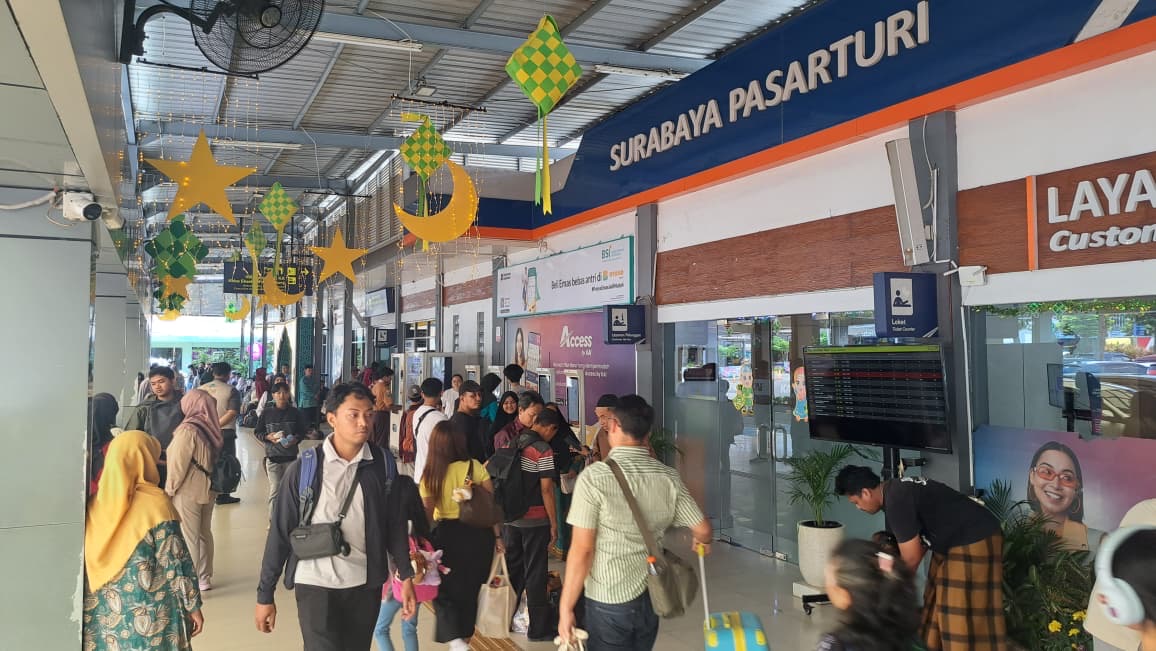 51 Ribu Pemudik Kereta Api Tiba di Jakarta Hari Ini saat Arus Balik Lebaran 2026, Mayoritas Asal Yogyakarta dan Surabaya