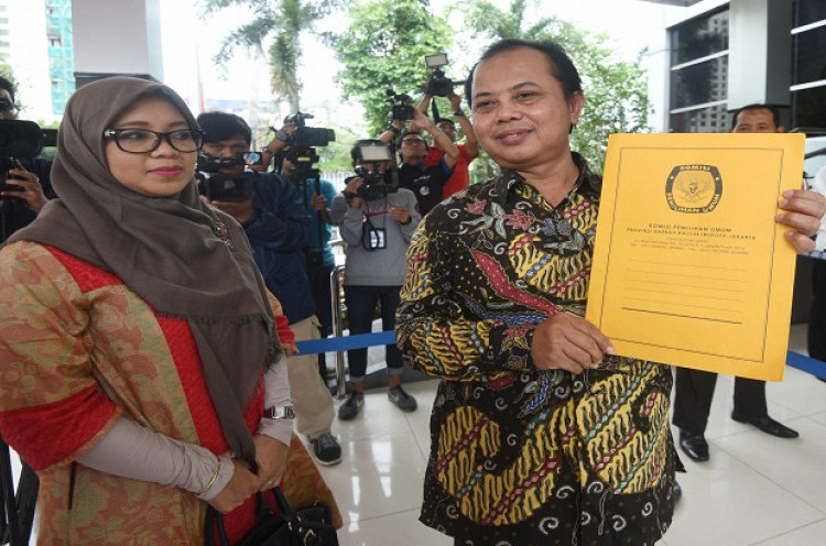  Rapat Pleno KPUD Jakarta Molor, Pasangan Ahok-Djarot Pulang
