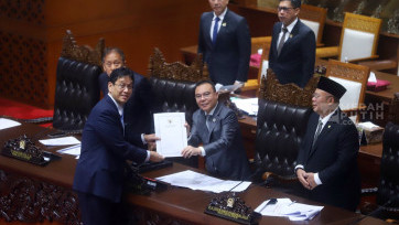 Rapat Paripurna DPR Setujui RUU P2SK Menjadi UU P2SK