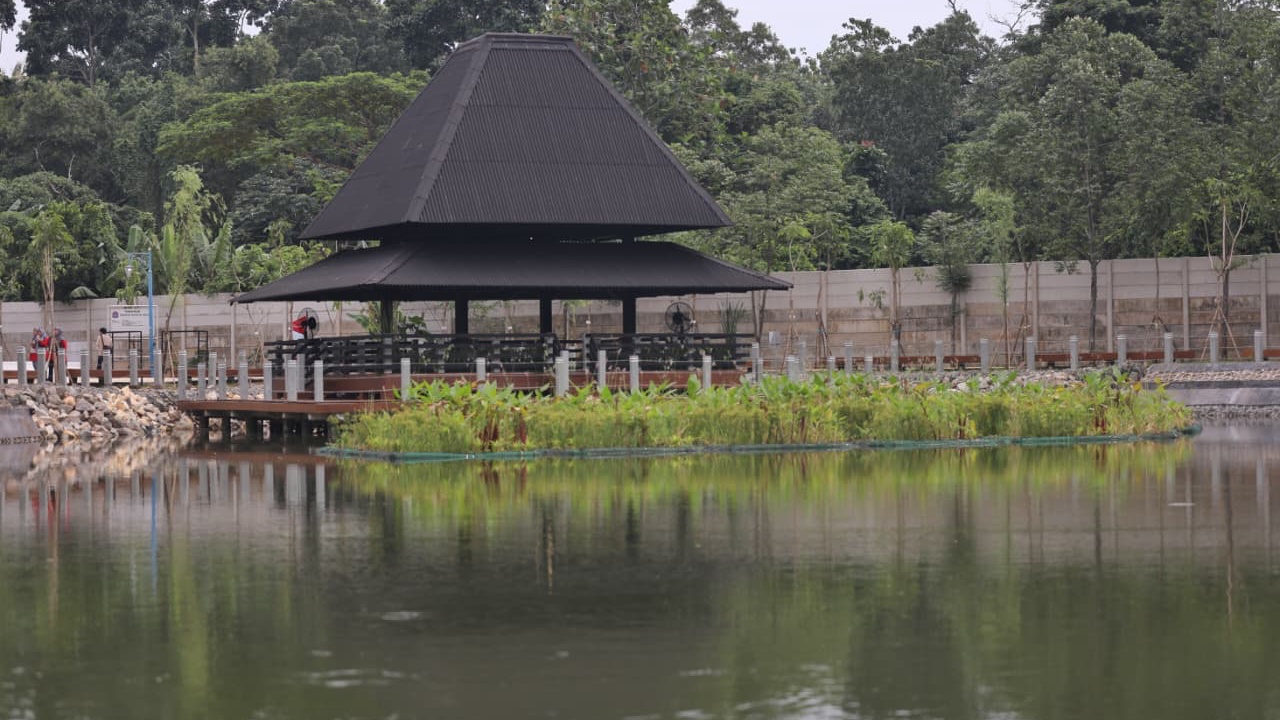 Pramono Anung Resmikan Embung Lapangan Merah, Klaim Mampu Kurangi Banjir hingga 69 Persen