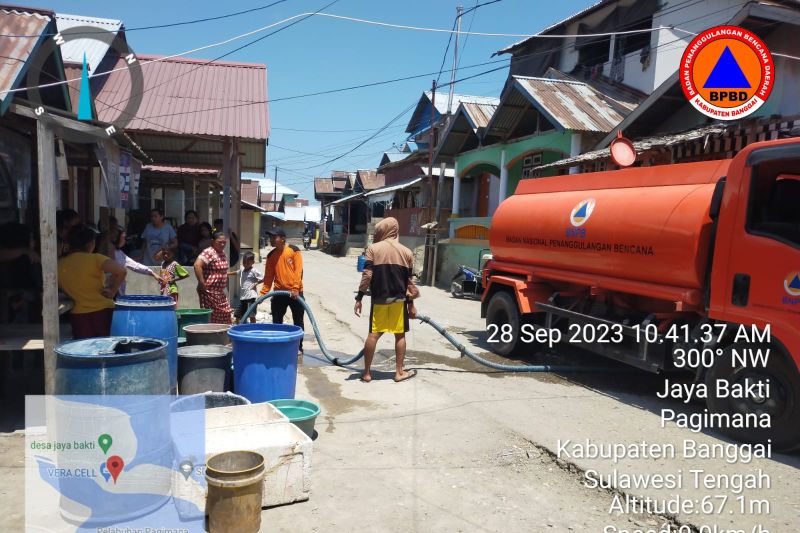 5.543 Jiwa Terdampak Kekeringan di Desa Jaya Bakti Banggai