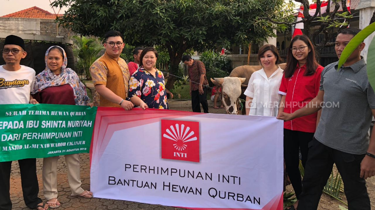Rayakan Idul Adha, Perhimpunan INTI Sumbang Seekor Sapi Melalui Keluarga Gus Dur