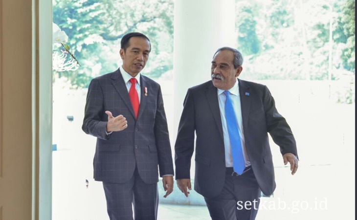 Presiden Jokowi dan Presiden Federasi Mikronesia
