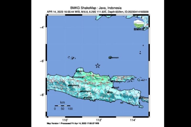 Gempa M 6,6 Guncang Tuban, Tidak Berpotensi Tsunami