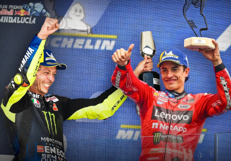 Ducati Siap Jadi Juru Damai Perseteruan Marc Marquez-Valentino Rossi