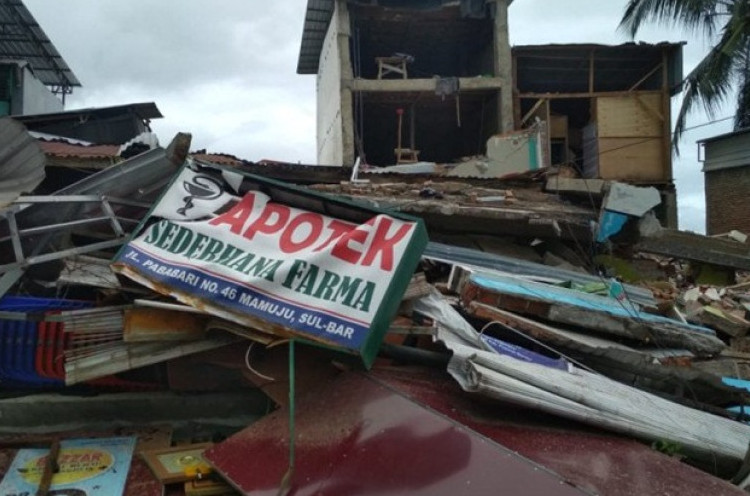 Basarnas Catat 84 Orang Meninggal Dunia akibat Gempa di Sulawesi Barat