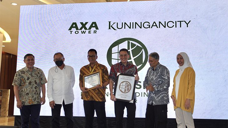 AXA Tower Raih Sertifikasi Green Building