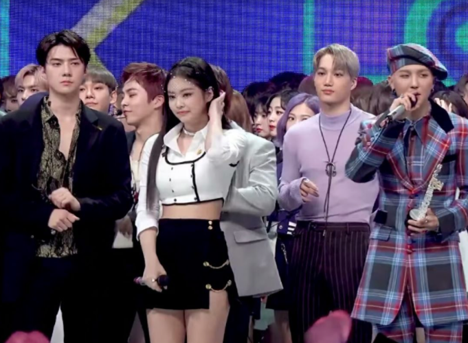Suho sengaja berbuat konyol (Foto: Ist)