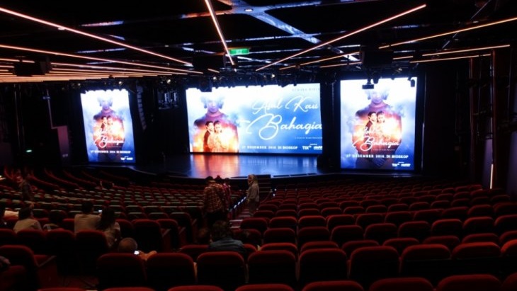 Bioskop di kapal pesiar Genting Dream, Desember 2018. (ANTARA News/Nanien Yuniar)