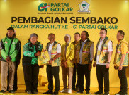 Ketum Bahlil Lahadiala Bagikan 610 Ribu Paket Sembako Peringati HUT Ke-61 Partai Golkar