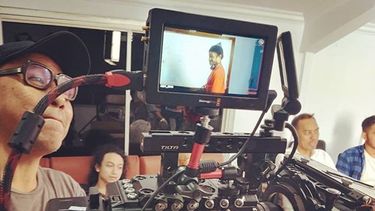 Shooting film 'Horas Amang. (Instagram/@filmhorasamang)