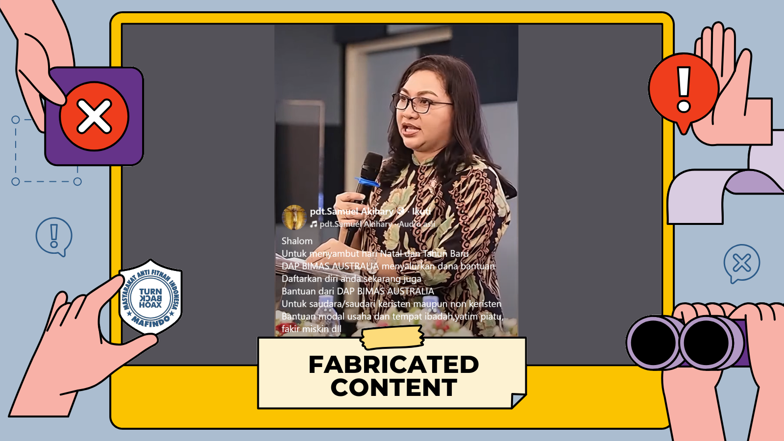 [HOAKS atau FAKTA]:  Pemerintah Australia Bagi-bagi Uang untuk Modal Usaha, Dititip Lewat Kementerian Agama