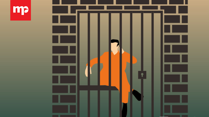 Ilustrasi koruptor dipenjara