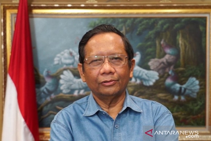 Menko Polhukam Mahfud MD. ANTARA/HO-Humas Kemenko Polhukam. (Foto: Antara)