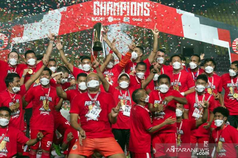 Kemenangan Persija di Piala Menpora. (Foto: Antara)