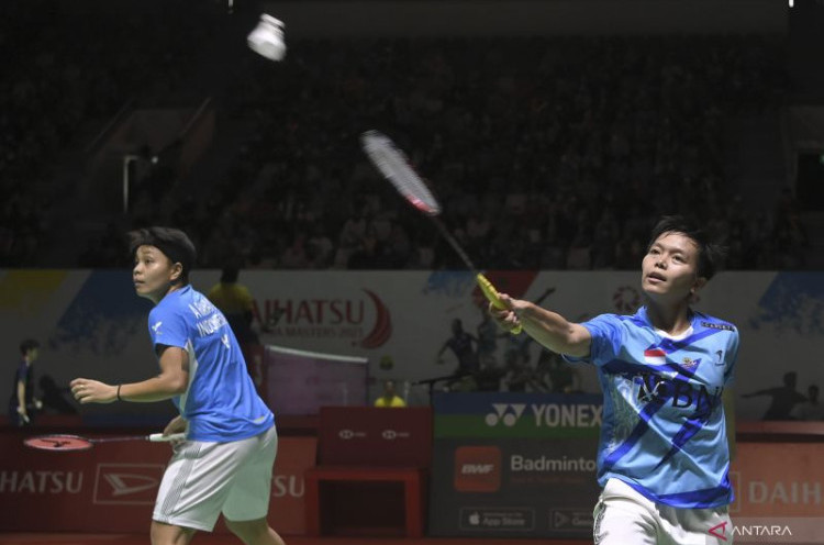 Indonesia Masters 2023: Apriyani/Fadia ke Perempat Final, Ginting Tersingkir