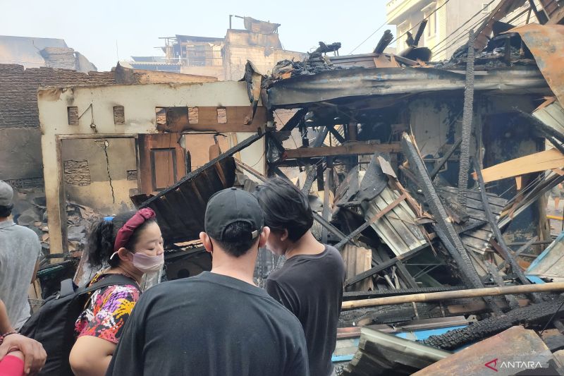 70 Rumah Hangus dalam Kebakaran di Tambora Jakarta Barat