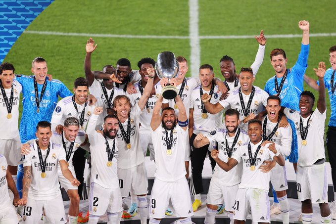 Real Madrid Raih Gelar Kelima Piala Super Eropa