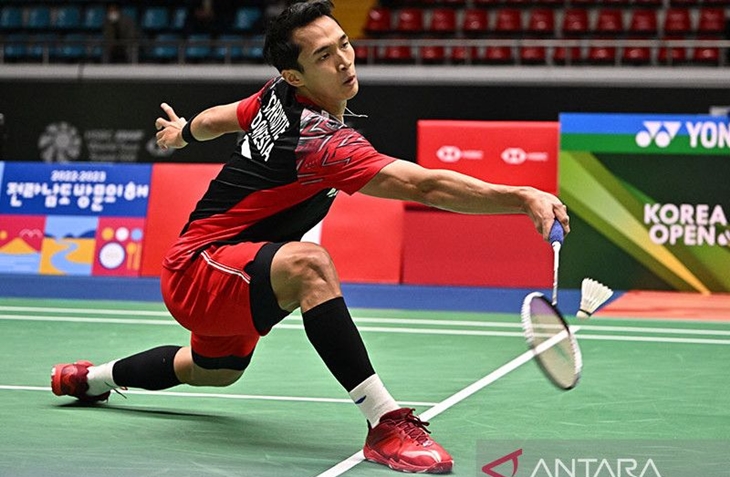 Jonatan Christie Ditundukkan Weng Hong Yang di Final Korea Open 2022