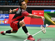 Jonatan Christie Ditundukkan Weng Hong Yang di Final Korea Open 2022