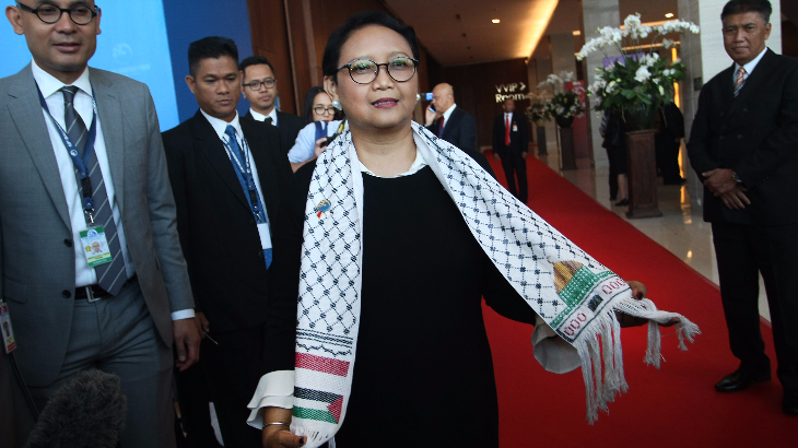 Menlu Retno Marsudi Jelaskan Sikap Negara OKI untuk Palestina 