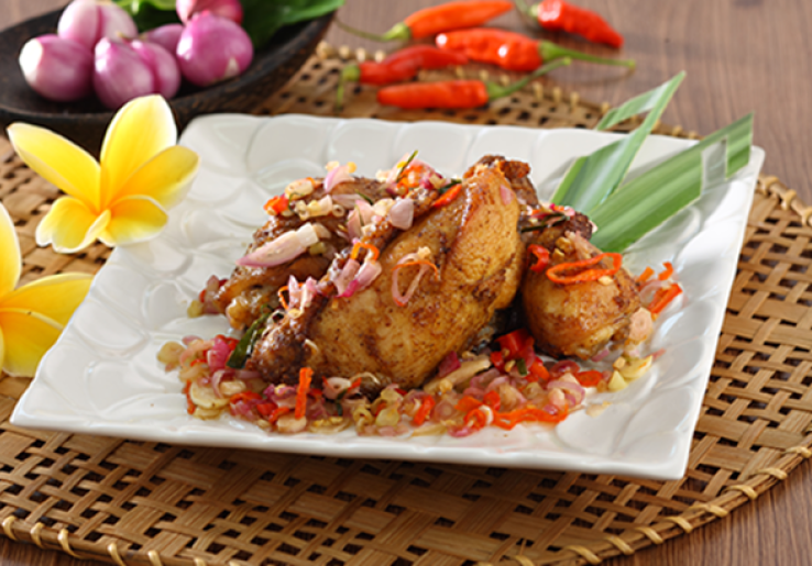 Resep Ayam Goreng Siram Sambal Matah 