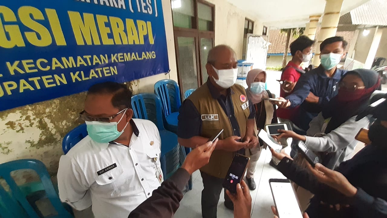 Deputi Bidang Pencegahan BNPB Lilik Kurniawan, Rabu (3/2). (MP/Ismail)