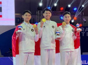 Taekwondo Beregu Putra Sumbang Emas Pertama Indonesia di SEA Games Thailand