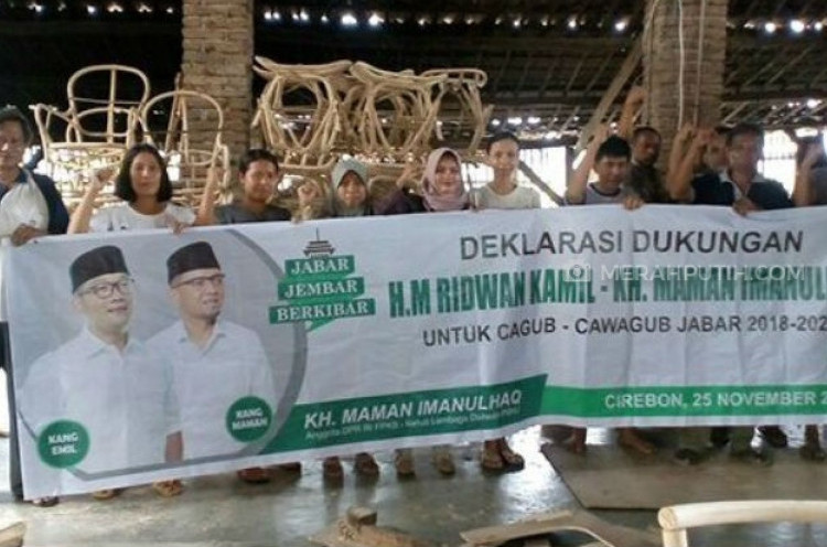 Pengrajin Rotan Cirebon Pikir Ulang Dukung Ridwan Kamil