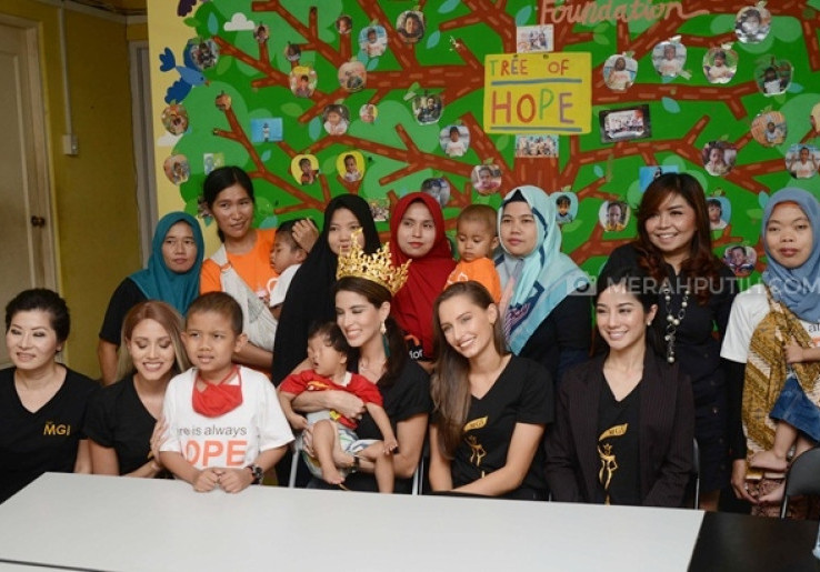 Nadia Purwoko Berikan Motivasi dan Semangat  Anak Penderita Kanker