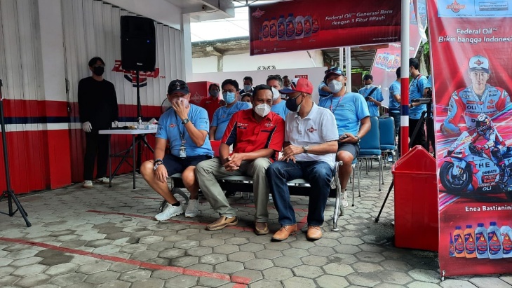 Federal Oil Resmikan Bengkel Motor Berstandar FOC Pertama di Lombok