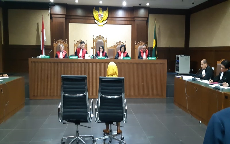 Sidang vonis kasus korupsi Karen Agustiawan di Pengadilan Tipikor Jakarta