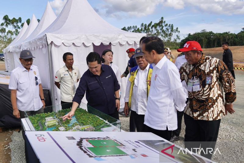 Letakan Batu Pertama, Jokowi Beberkan Kelengkapan Kantor Otorita IKN 