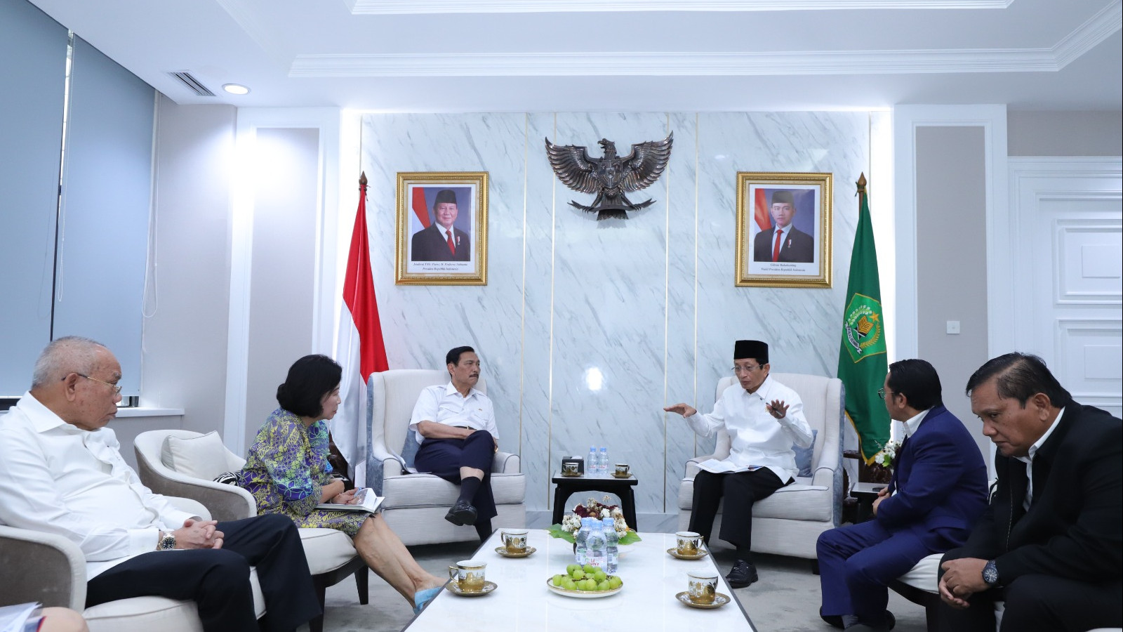 Luhut Datangi Kantor Kemenag, Bicarakan Deklarasi 'Istiqlal 2024' Saat Paus ke Indonesia