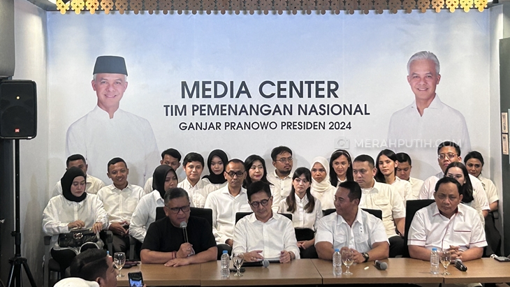 TPN Ganjar Gunakan Media Center Cemara 19 yang Antarkan Jokowi 2 Kali Presiden