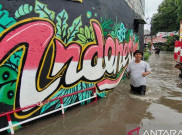 Genangan Akibat Hujan Deras di Jakarta Mulai Berkurang